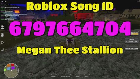 megan thee stallion music codes roblox